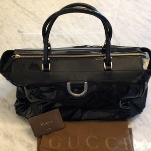 Gucci patent leather bag